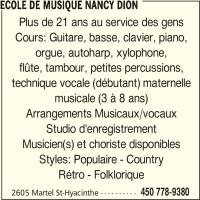 École de Musique Nancy Dion image 1